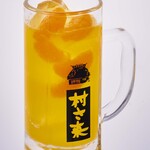 村さ来 - ドリンク写真:果肉入りみかん酎ハイ