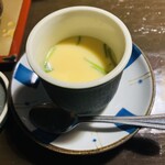 花のいわや亭 - 本まぐろ丼セット2530円の茶碗蒸し