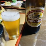 花のいわや亭 - 瓶ビール大700円