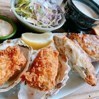 梅田 ワーフ - ブリオッシュ食パンと牡蠣のスペシャルランチ