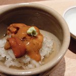 ほそ川 - 海胆あんかけ