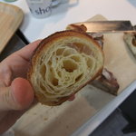 泉北堂 - ミニクロワッサン断面