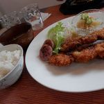 ベジドリーム - 日替わり定食（串カツ）