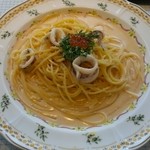 パステル - イカと明太子のクリームパスタ