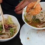 バイン ミーヴィエ - こんな感じの太いフォーでした