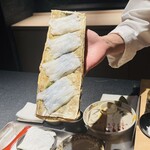 鮨shizuku 西天満 - アオリイカの細切り