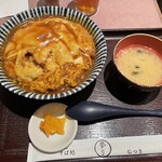 夢月 - カレーがけチーズかつ丼　大盛り