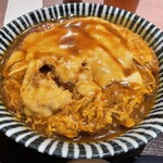 夢月 - カレーがけチーズかつ丼　大盛り