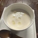 福星 - ピータン豆腐の生湯葉がけ