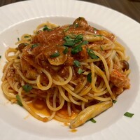 エノテカ ドォーロ 札幌店 - カニのパスタ