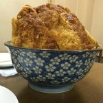 Ya Shoku Tei - 上ジャンボソースカツ丼（正面から）