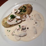ラ・ピッチョリー・ドゥ・ルル - ランチコース（２，０００円＋税）の前菜「マッシュルームのオムレツ」２０１４年８月