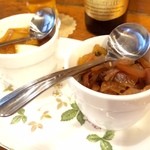 トマト - 玉ねぎ漬けと福神漬けがイイ！