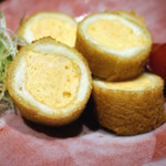 Dejima Asa - 長崎名物ハトシ。いわゆる海老パン