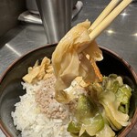 高崎はた山 - 【2025.6.5(木)】そぼろ御飯のメンマ