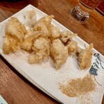 和食 割烹 きのした - イカゲソの天ぷら