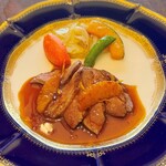 プティレストラン グーテ -  鴨のオレンジソース