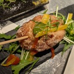 岩瀬串店 - ◆鶏団子串 塩 200円