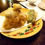 十割蕎麦みかあさ - 信州直送太しめじの天ぷら