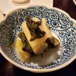 十割蕎麦みかあさ - 秩父名産しゃくし菜潰け