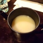 十割蕎麦みかあさ - そば湯