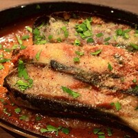 茄子とモッツァレラチーズの重ね焼き　