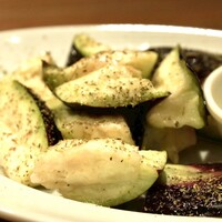 泉州水茄子リコッタジェノヴェーゼソース