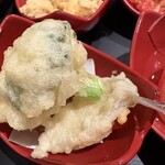 庖丁一本 - キス天ぷらとブロッコリーの天ぷら