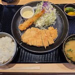 かつ元 - まんぷくセット（1150円→800円）