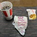 ケンタッキーフライドチキン - 料理写真:テイクアウト　和風チキンカツバーガーセット　2025/1/12