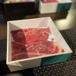 がんこ 高瀬川二条苑 - すき焼きお肉✨✨