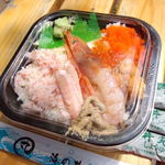丼丸 - オホーツク丼ご飯大盛り６３０円