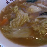 大阪王将 - 広東麺　アップ　(；´∀｀)