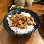 横浜家系ラーメン 三郷家 - 肉まぶし100円（ライス中）