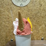 アンティカ ジェラテリア 玉川店 - トリプルをカップで