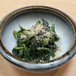 冨士屋西店 - 法蓮草のごまあえ
