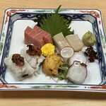 冨士屋西店 - 刺身盛り合わせ