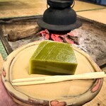 山菜料理 みたき園 - 抹茶羊羹