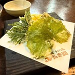 山菜料理 みたき園 - 山菜の天ぷら