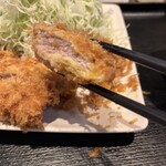 にし邑 - ヒレかつ断面