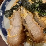 吾妻橋 やぶそば - カツ煮のカツ