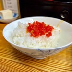 やきそば頂 - 紅しょうがオンザライス♡