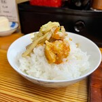 やきそば頂 - 肉 アブラ 野菜 オンザライス♡