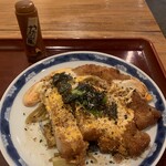 吾妻橋 やぶそば - カツ煮に七味