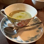 らんぷ亭 - 焼き茄子のスープ