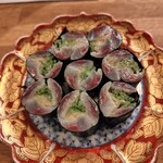 氵 - 鰯の海苔巻き