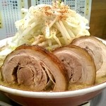 のろし - 醤油ラーメン肉3枚 野菜増し