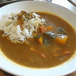 アンジュール - かぼちゃとベーコンのカレー