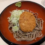 そばの花 - コロッケそば(冷)