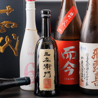 常時30種類以上の日本酒◆有名銘柄から隠れた名酒まで